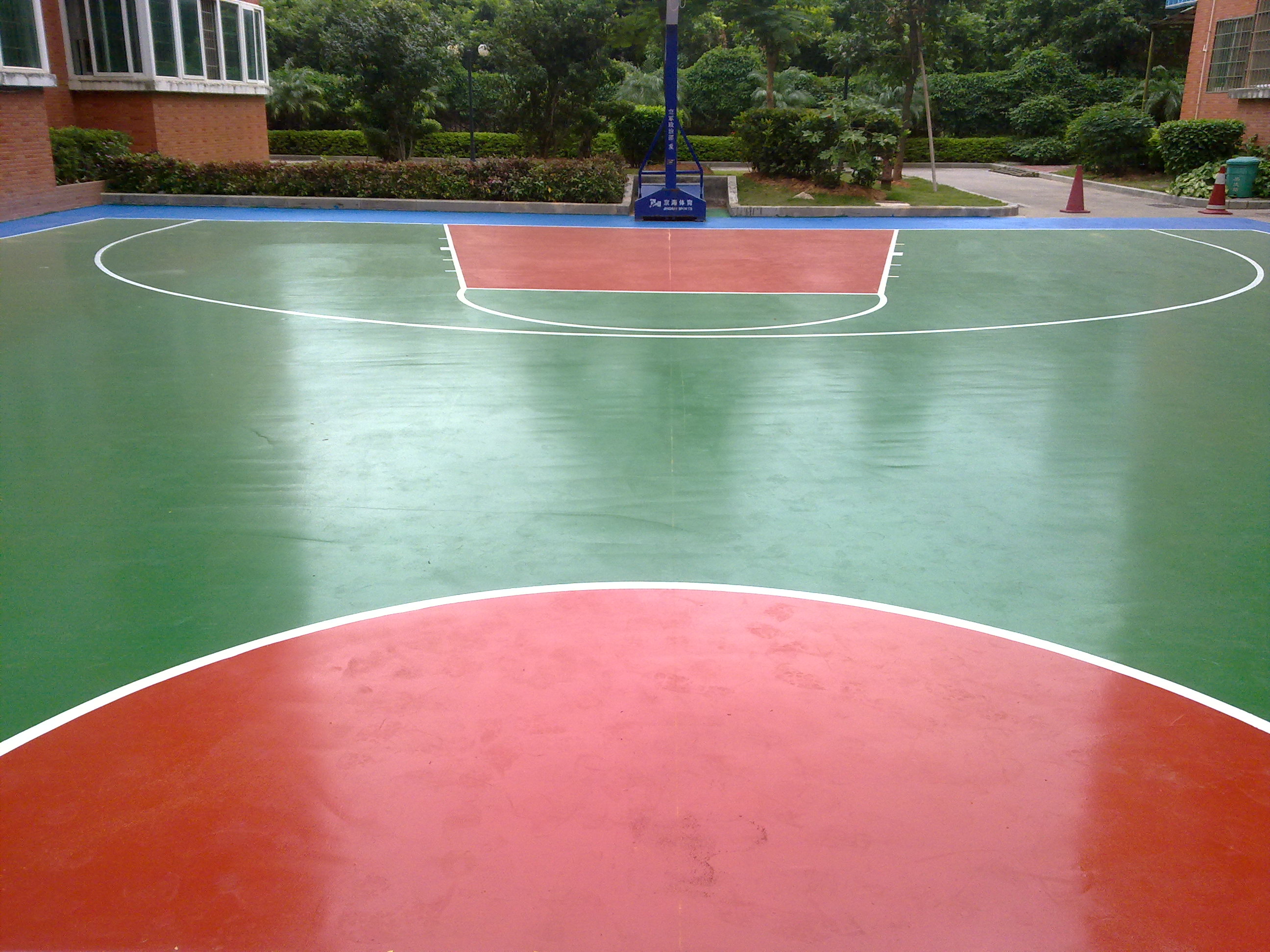 篮球场地坪
