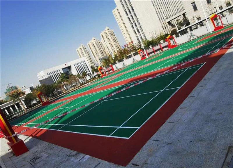 网球场地坪